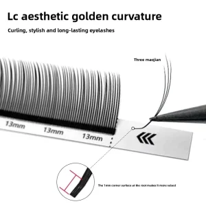 New Upgrade Guofeng Pingdu LJ LB LC LD Three tailed Linghu Eyelash PBT Material Fine Soft Light Natural Firm Novice