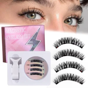 New Upgrade Positioning Reusable Thin Magnetic Eyelashes Suction Plastic Band Machine Made Portable Eyelash