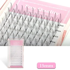 Newest Anime Press on Lashes Supper Thin Laser Slice DIY Pre glued Cluster Eyelashes Elf Spire Cartoon Cosplay Eyelash
