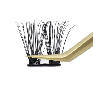 No Glue Needed Press on Lashes Reusable Self Adhesive Segmented DIY Eyelash Extensions Natural Wispy Cluster Lashes