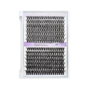 No Glue Needed Segment Diy Eyelash Extension Pre Bonded Diy Cluster Eyelashes Press on Lash