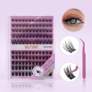 No Glue Needed Self Adhesive Cluster Lashes Natural Style Daily Everyday Press On Eyelash Extensions Pre Glued Lash Kit