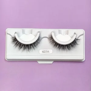 No Glue No Eyeliner Need Handmade Pre Glued Press On Self Adhesive Reusable Cruelty Free Glossy Natural Black Full Strip Lashes