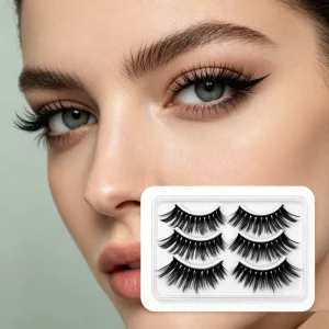 No Glue Self Bond Segmented Lash Clusters Reusable Presson Lashes Beauty Salon Stock