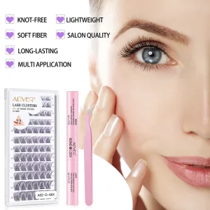OEM DIY Lash Clusters 120pcs Individual Eyelash Extensions Kit Mixed Lengths Wispy Fluffy Lashes Private Label Custom