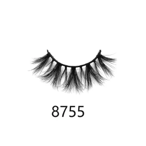 OEM False Eyelashes High Quality Full Strip Eyelashes Handmade 20MM 3D Mink Eyelashes