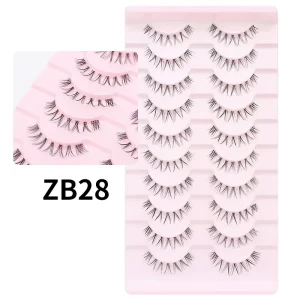 OEM Fluffy Single Cluster False Eyelashes Premade Volume Fans Individual Eyelash Segmented Lashes Natural Fake Lashes Extension