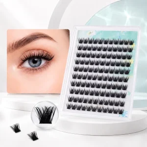 OEM Glue Free False Eyelashes 3D Natural Cluster Lash Reusable Easy Apply Fake Lashes Private Label Manufacturer