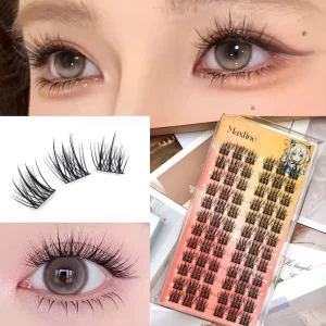 OEM Manufacture Segmented Artificial False Eyelashes Large Capacity Natural and Realistic Suitable for Beginners