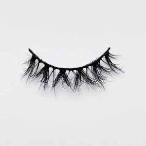 OEM Natural Style Mink Eyelash Extensions Handmade 12mm Full Strip False Eyelashes Wispy Real Mink Lashes Winged