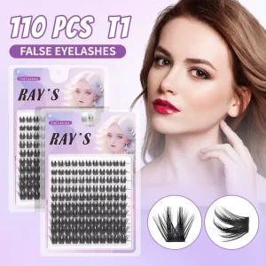 OEM/ODM 10-Row DIY Natural Scalloped Segmented Single Cluster False Lashes T1