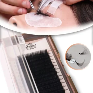 OEM ODM Eyelashes High Quality Super Matte Black Full Volume Handmade 0.07mm Thickness Eyelash Extensions