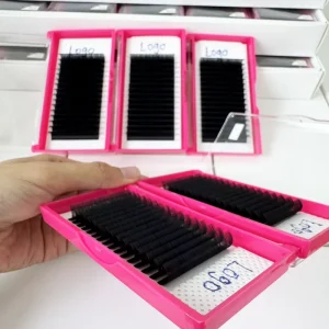 OEM ODM Manufacturer 16 Rows Volume Eyelash Extensions Pointy Base Lash Tray for Customized Professional Beauty Supply