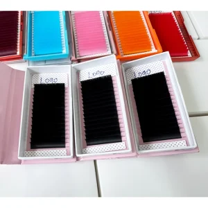 OEM ODM Manufacturer High Density Lash Tray Deep Black Professional Individual Lashes