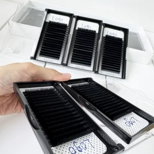 OEM ODM Manufacturer Uniform Arrangement Mega Volume Lashes Super Fine Base Silk Lashes for Salon Grade Use