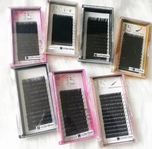 OEM/ODM Private Label Factory Direct Supply False Eyelashes Korea 3D Volume Silk Lashes