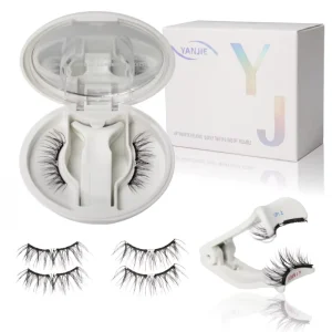 OEM ODM Reusable Soft Full Strip Magnetic Eyelash Extension Set With Applicator Fake Soft Magnetic Eyelash Extensions