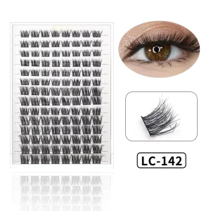 OEM ODM Soft Fluffy Wispy Lash Clusters Natural Volume Segmented False Lashes Beginner Friendly Cluster Lashes Factory Available