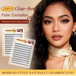 OEM ODM Synthetic Hair Glueless Detachable Segmented Lashes Natural Enlargement Eye Effect Light and Natural
