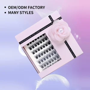 OEMODM Factory Price New Arrival CD Curl Eyelash Extension Segments Cluster Lashes Segmented DIY Lash Offer