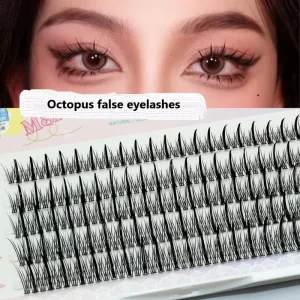 Octopus Thick Mascara Comic Eyelashes Fairy Fish Tail Segmented Single Cluster Hair