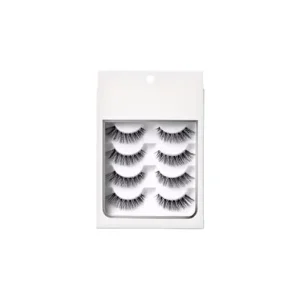 One Piece Lower Eyelashes Faux Mink Clear Thin Stem Sharpened Tail Machine Made Luxury Natural Daily False Lashes 5 Pairs Custom