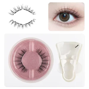 Ong Soft Magnet Eyelash Strips Magnet False Full Strip Eyelashes Cat Eyelashes Natural Faux Mink Eye Strips Magnetic Lashes