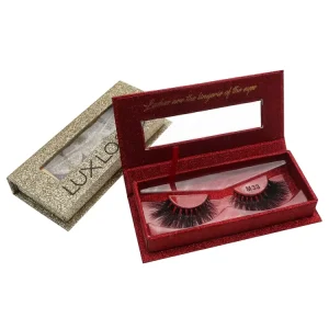 Own brand 3d silk eyelashes false eye lashes packaging mink lashes and custom package