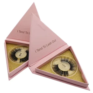 Own brand eyelashes 100% mink false lashes with custom logo Mink Eye Lashes