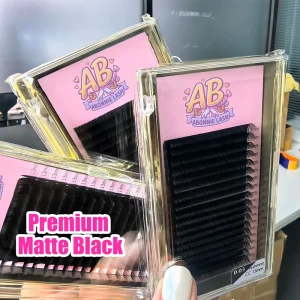 Owners Lash Supplies .03 Velvet Matte Cashmere Volume Lash Extensions Private Label lb lj Lc Eyelash Extensions
