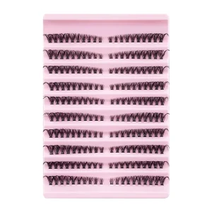 PBT Material Lash Cluster 3D Fluffy Lash Clusters Individual Lashes Extensions Clusters Makeup False Eyelashes Kit