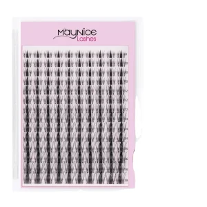 PBT Spiky Anime Individual Manga Bottom Lash Clusters Handmade Wet-Look Wispy Diy Lash Ultra-Thin Band C Curl Wet-Lash Mix