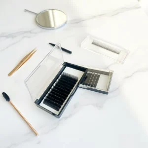 PBT Synthetic Hair Natural Long Handmade 0.15mm Thickness Eyelash Extension Trays