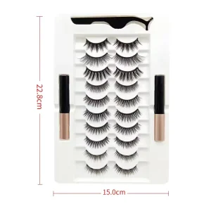 PRAECLARUS Full Strip Eyelash Extension Kits Private Label Natural Glue Strip Lashes Vendor Full Strips Eyelashes