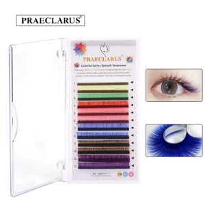 PRE037 Eyelashes Individual Colorful Private Label Brown Volume Lashesl Mink Lashes Lash Extension