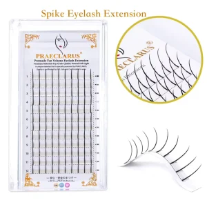 PRE056 spike fairy lashes Eye Cluster False Eyelashes D Curl Lash Extension
