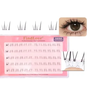 PRE62 Black Super Natural Glue Free Lower Lashes No Need Glue Reusable Self Adhesive Lashes Easy Application the Effortless Lash