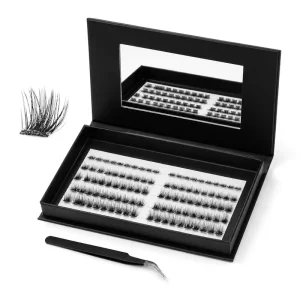 Packaging Self Adhesive Strip Lashes No Glue Press on Handmade High Quality Lashes for Salon Retail for Makeup Artists