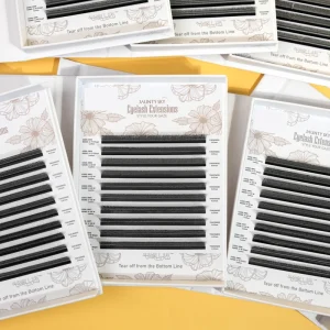 Parallel Bloom Lashes 0.07mm U Shaped YY Lashes Premade Fans Volume Cilios U Shaped 3D 4D 5D W Eyelash Extension