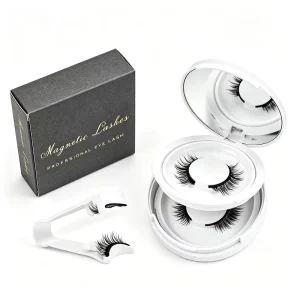 Performance Magnetic False Eyelashes Soft Synthetic Fiber Dramatic Lash with Matching Applicator Tool