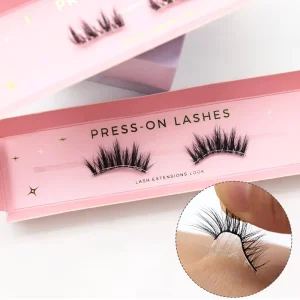 Plant Fiber Handmade 7-10 Days Lasting New Handmade Full Strip Lashes Half Band Nature Press on False Eyelashes Vendor