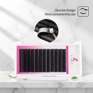 Plastic Tray Glue Bar Design Individual Cashmere Lash Extensions for Professional Lash Artist Daily Lash Extension Supplies