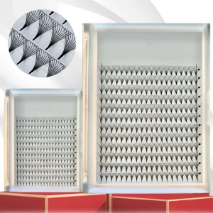 Pointy Base Super Narrow Premade Volume Fans XXL Trays Pointy Stem 6D 16D Fans Lashes Eyelash Extensions