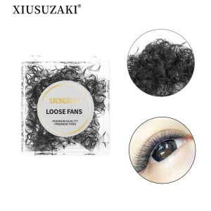 Pointy Promade Volume Fan Eyelash Extension Matte Black 3d 5d 0.07 Premade Loose Fans Eyelash Extension Promade Fans