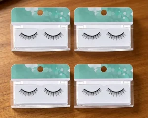 Popular Black Human Hair Strip Lashes 4 Pack Lightweight Reusable Natural Look False Eyelashes 108 Soft Natural Look