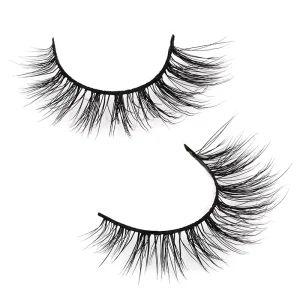 Popular Handmade Short Length Synthetic Hair Manga Volume False Eyelashes 100% Vegan Friendly and Cruelty Free Silk Lashes