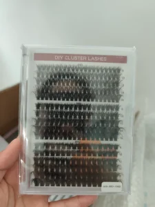 Popular Segment Lashes Factory Price OEM 60P 80P 100P Cluster Lashes Tray