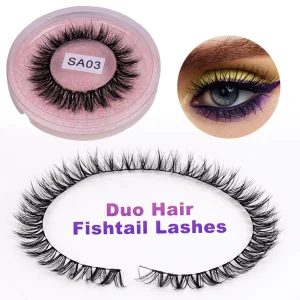 Portable D Roll Diy Cluster Lash Extension Kit Individual Custom Logo Precut Segmented Synthetic Hair Fan Eyelashes