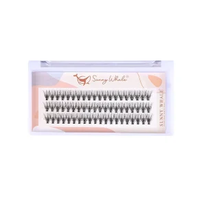 Pre Bond Technology No Glue Needed Self Adhesive Korea PBT Fiber 20D 3 Rows Cluster Lash Kit Press Diy Lash Extensions 8 16mm
