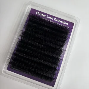Pre Cut DIY Lash Clusters Faux Mink Eyelashes for Home DIY Extension Private Label Custom Logo Lash Kit